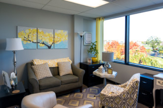 Sitting area/lounge at the Hilltop Executive Center