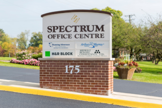 The Spectrum Office Centre sign